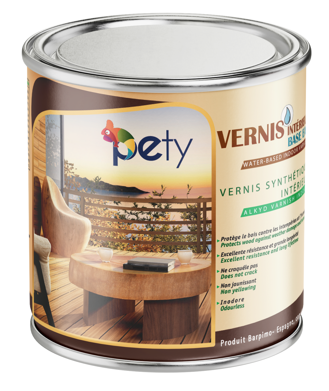 Vernis synthétique intérieur
